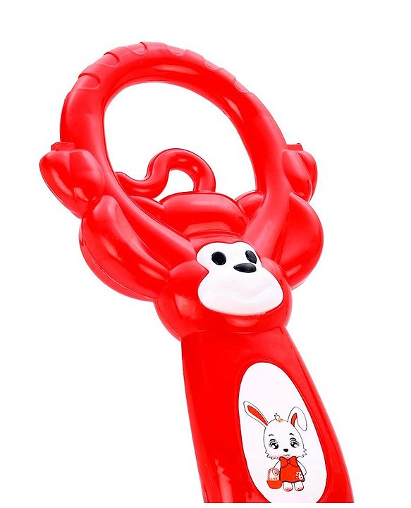 Babyhug Rabit Walker cum Rocker With Parental Push Handle - Red (Seat Print & Color May Vary)