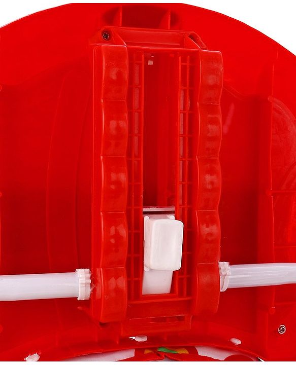 Babyhug Rabit Walker cum Rocker With Parental Push Handle - Red (Seat Print & Color May Vary)