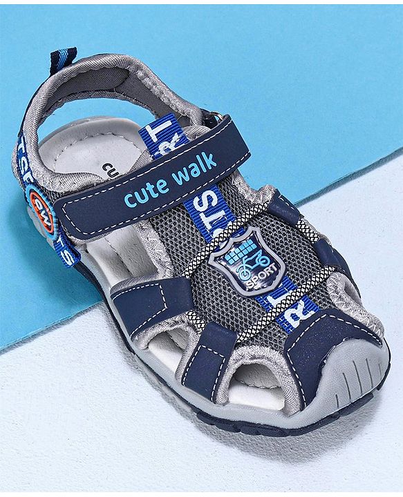 Cute Walk by Babyhug Sandals  - Blue