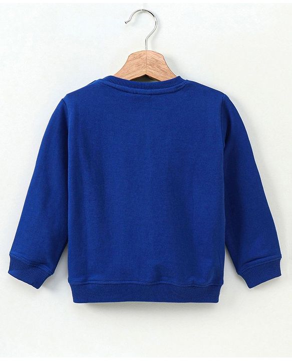 Babyhug Full Sleeve Sweatshirt Frozen Print - Blue