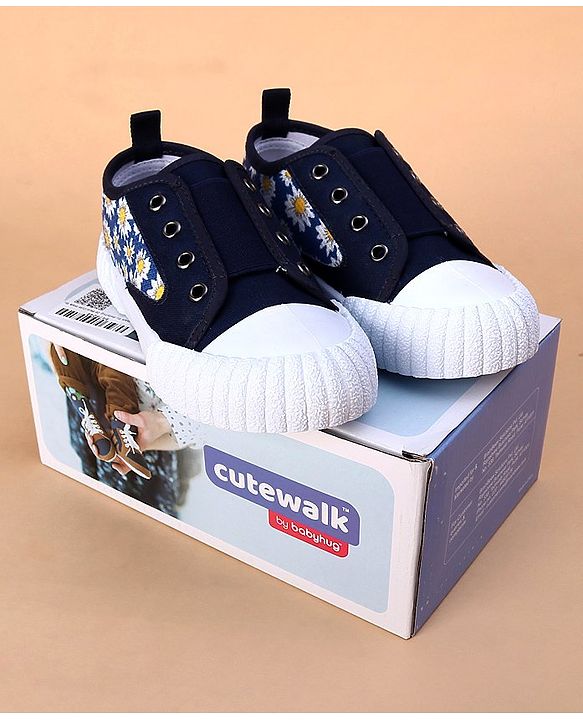 Cute Walk by Babyhug Casual Shoes - Navy Blue