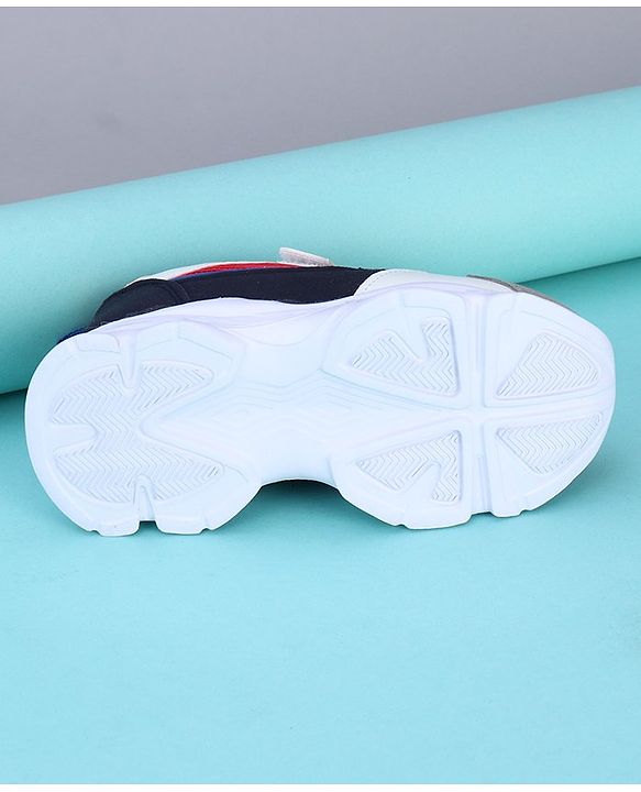 Cute Walk by Babyhug Sports Shoes - Red Yellow