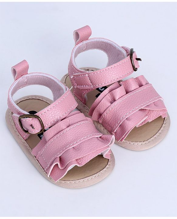 Cute Walk by Babyhug Sandals Style Booties - Pink