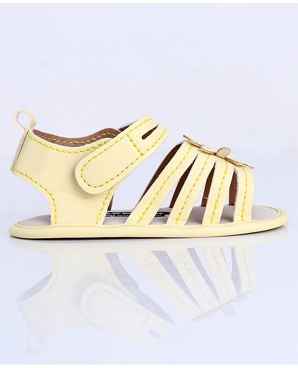 Cute Walk by Babyhug Booties YELLOW 13 (6-9M)Unisex