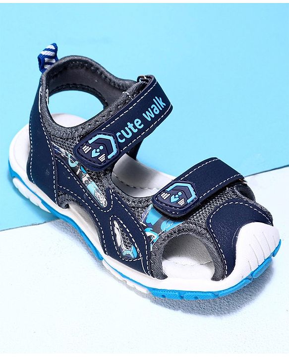 Cute Walk by Babyhug Sandals - Blue