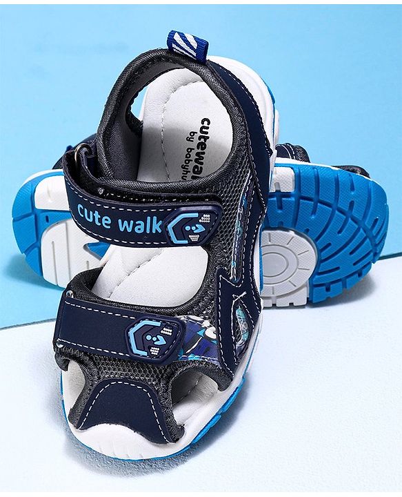 Cute Walk by Babyhug Sandals - Blue