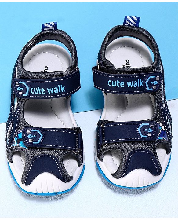 Cute Walk by Babyhug Sandals - Blue