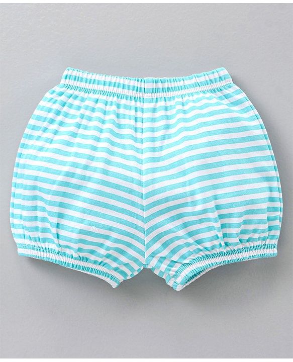 Babyhug Cotton Bloomers Striped & Printed Pack of 3 - Multicolour
