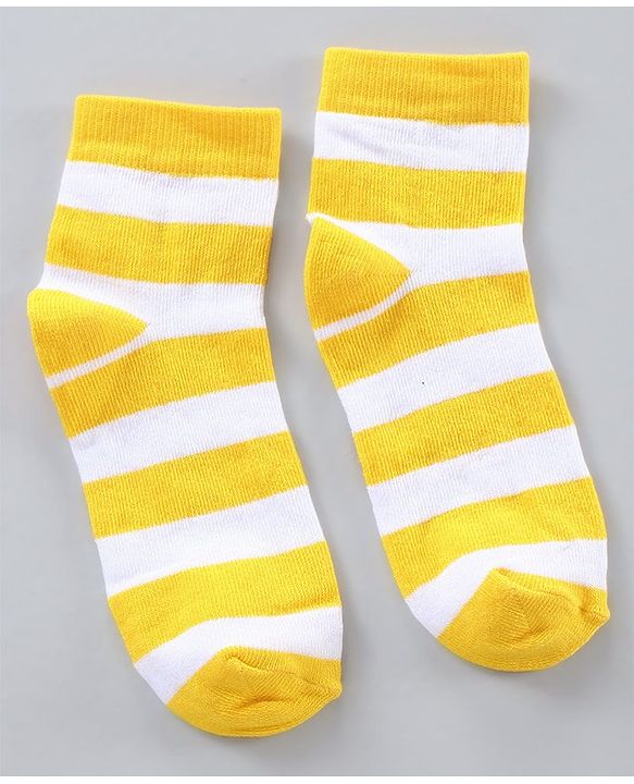 Pine Kids Anti Microbial Wash Striped Socks Set of 5 - Multicolour