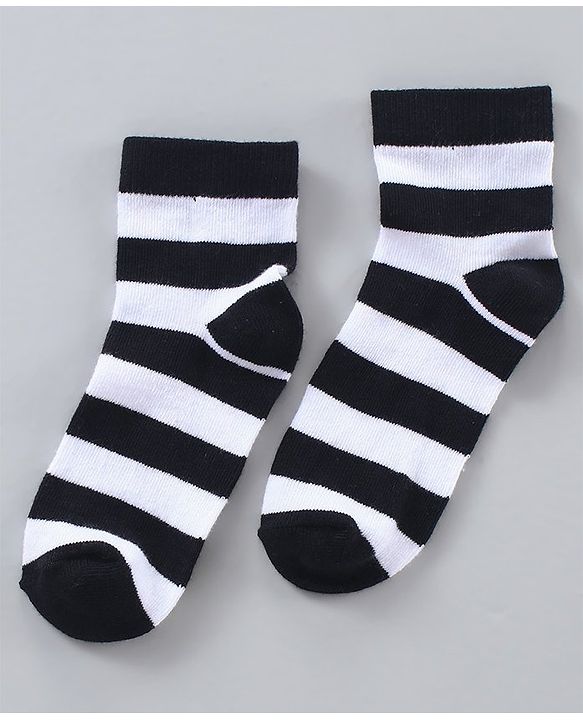 Pine Kids Anti Microbial Wash Striped Socks Set of 5 - Multicolour