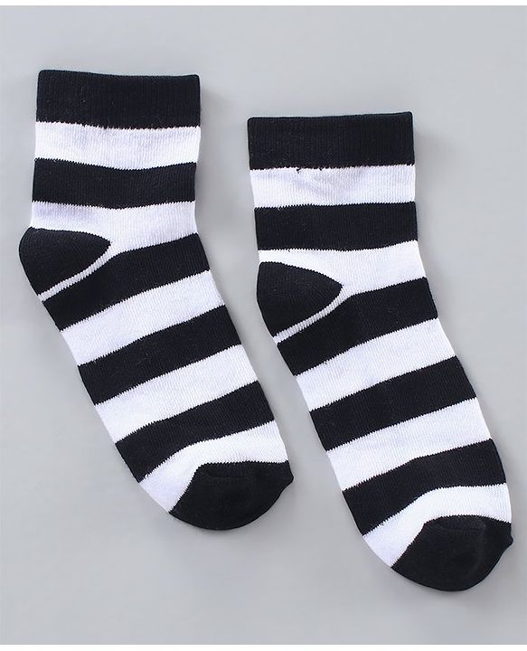 Pine Kids Anti Microbial Wash Striped Socks Set of 5 - Multicolour