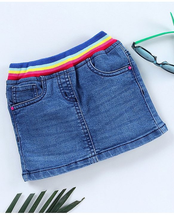 Babyhug Denim Skirt - Blue