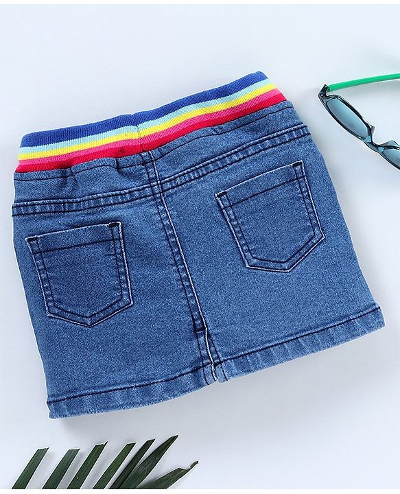 Babyhug Denim Skirt - Blue