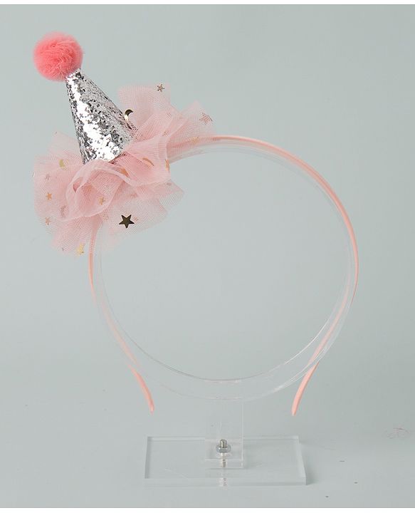 Babyhug Hair Band Hat  Applique - Rose Gold