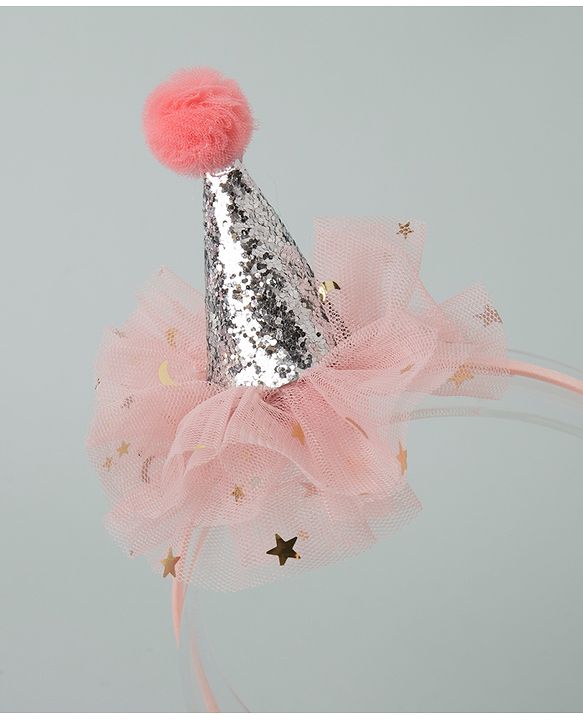 Babyhug Hair Band Hat  Applique - Rose Gold