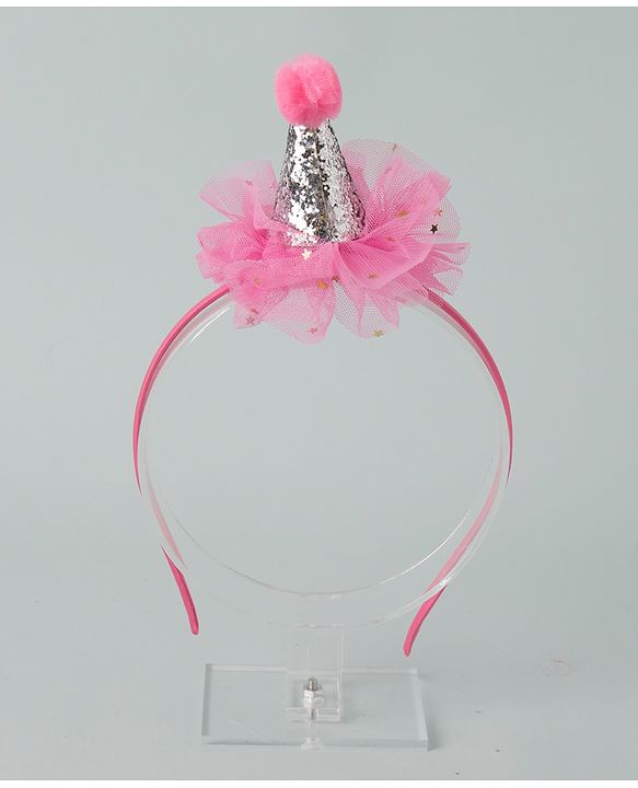 Babyhug Hair Band Hat Applique - Pink