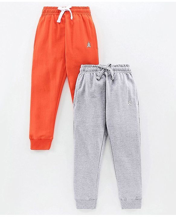 Pine Kids Full Length Biowashed Lounge Pants - Grey Red