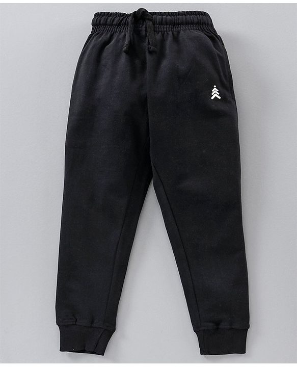Pine Kids Full Length Lounge Pants Pack Of 2 - Black & Grey