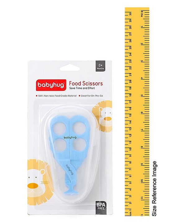 Babyhug Food Scissors with Case - Blue