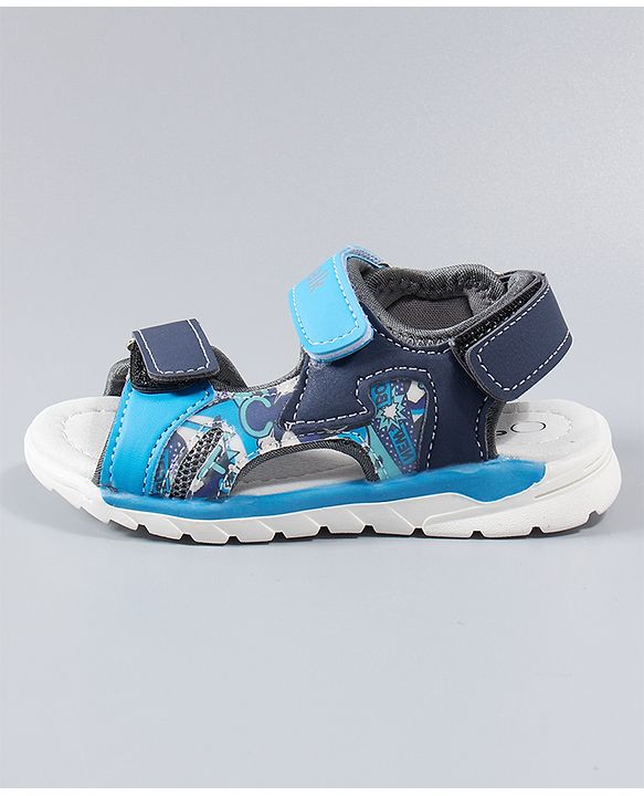 Cute Walk by Babyhug Sandals - Blue Grey
