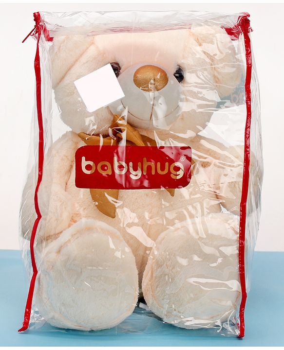 Babyhug Plush Teddy Bear Soft Toy Beige - Height 50 cm
