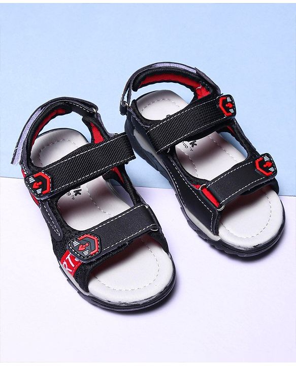 Cute Walk by Babyhug Sandal - Black