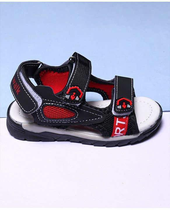 Cute Walk by Babyhug Sandal - Black