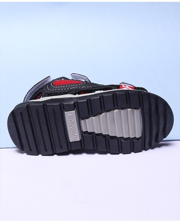 Cute Walk by Babyhug Sandal - Black