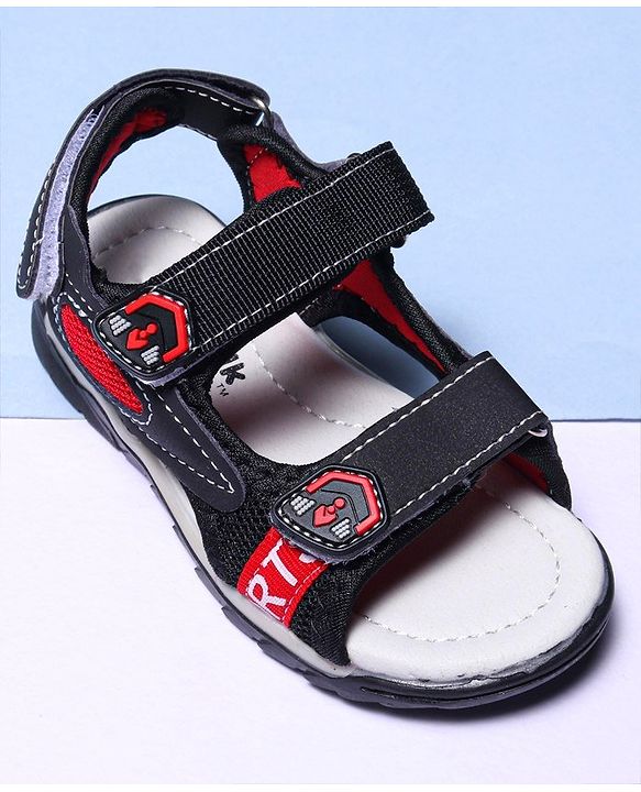 Cute Walk by Babyhug Sandals - Black