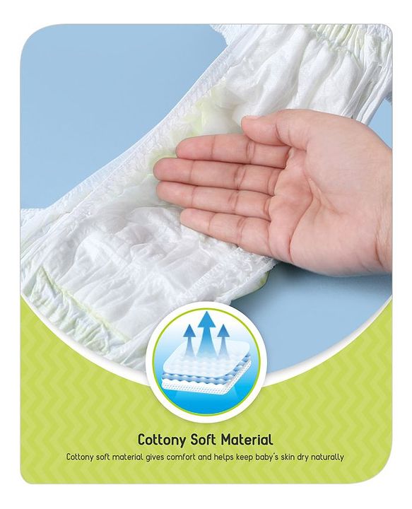 Babyhug Super Dry Pant Style Diaper Large (L) Size - 8 Pieces