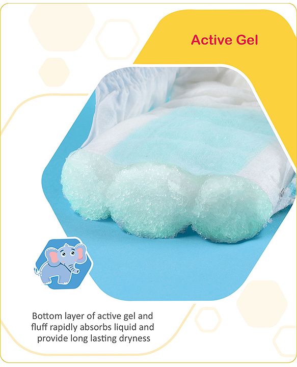 Babyhug Advanced Pant Style Diapers New Born (NB) Size - 2 Pieces