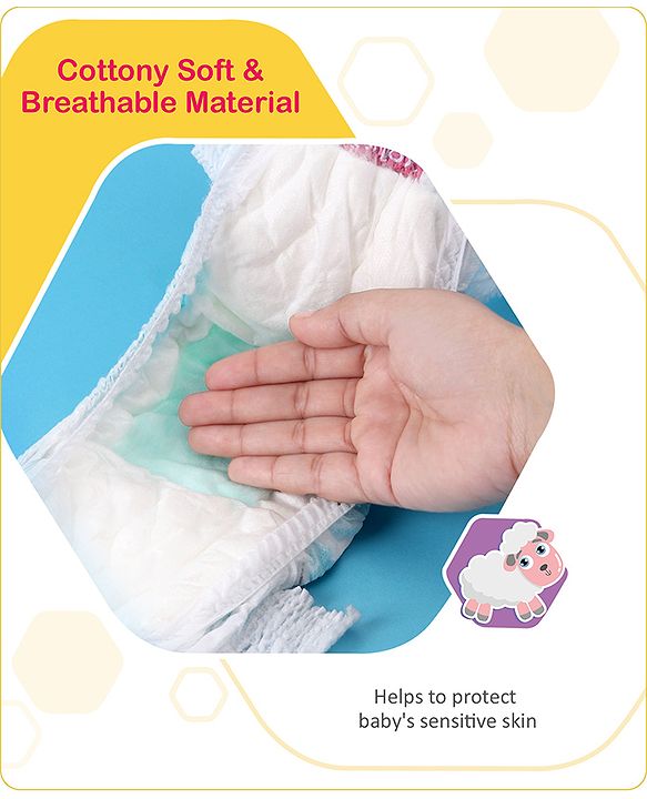 Babyhug Advanced Pant Style Diapers New Born (NB) Size - 2 Pieces