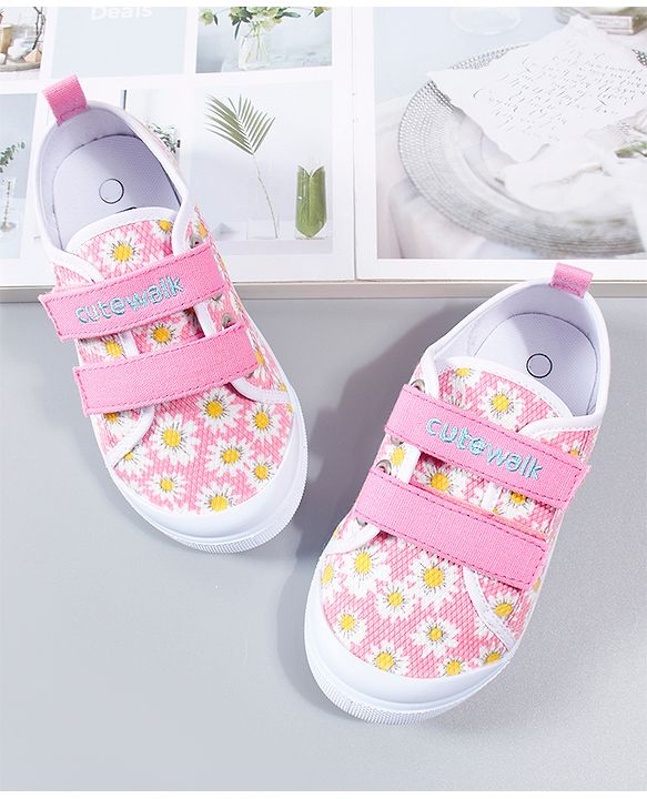 Cute Walk by Babyhug Casual Shoes - Pink