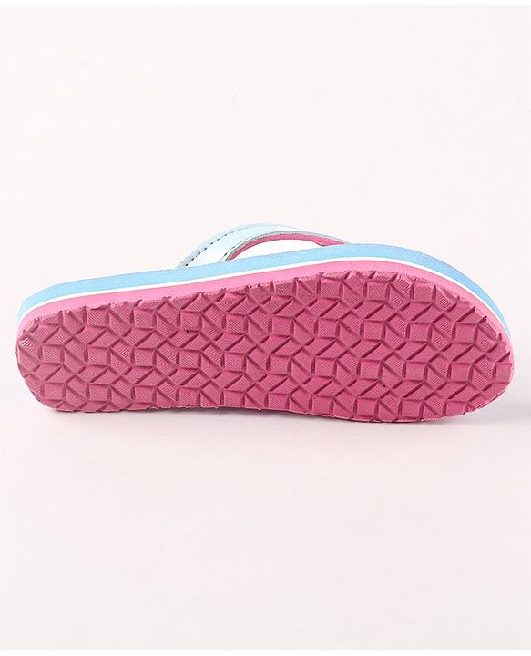Pine Kids Flip Flops Barbie Print - Sky Blue