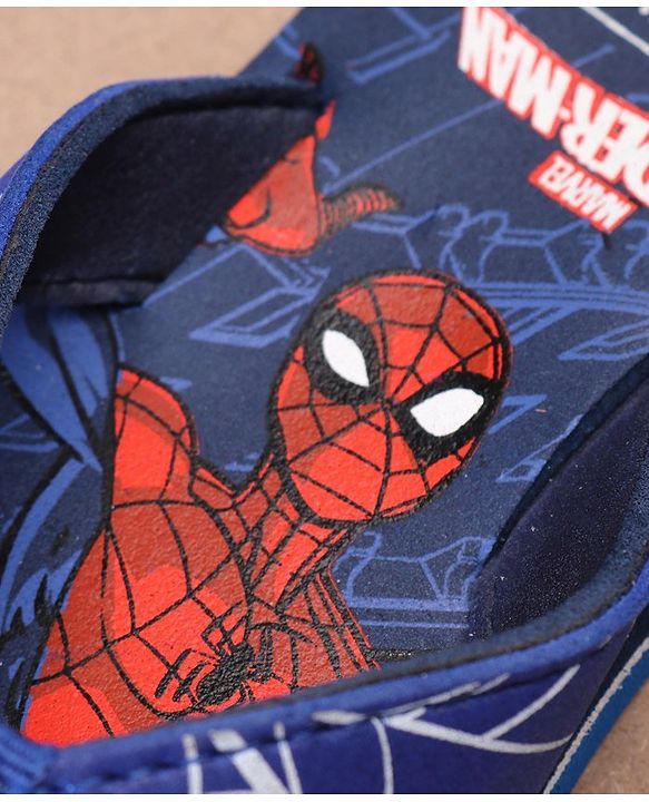 Pine Kids Spider Man Flip Flops - Blue