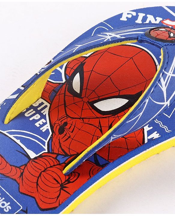 Pine Kids Spider Man Flip Flops - Blue