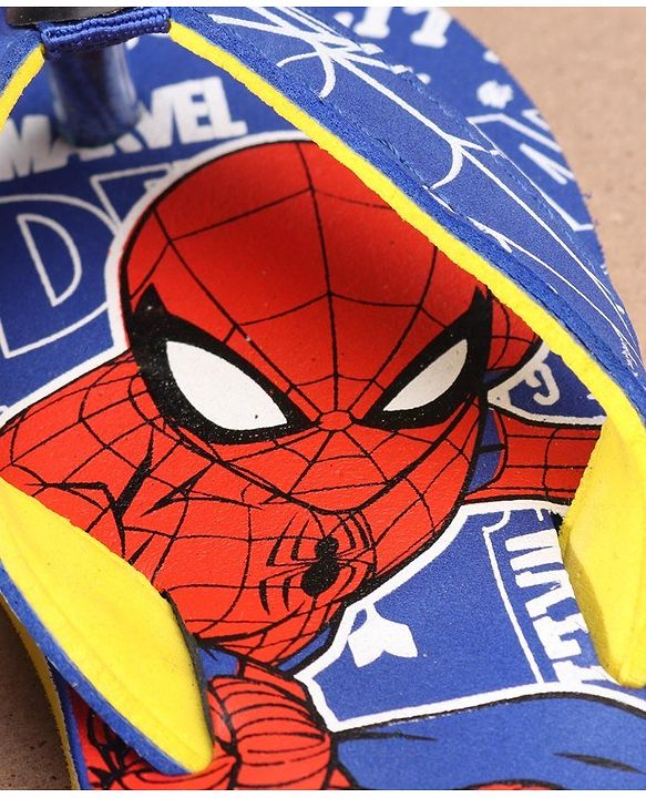 Pine Kids Spider Man Flip Flops - Blue
