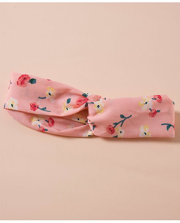 Pine Kids Free Size Elastic with Knot Headband - Pink