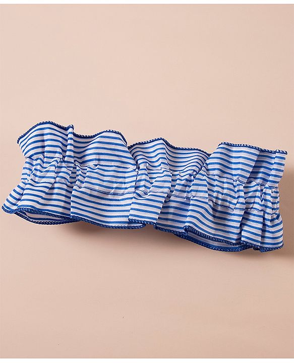 Pine Kids Free Size Striped Headband - BLue