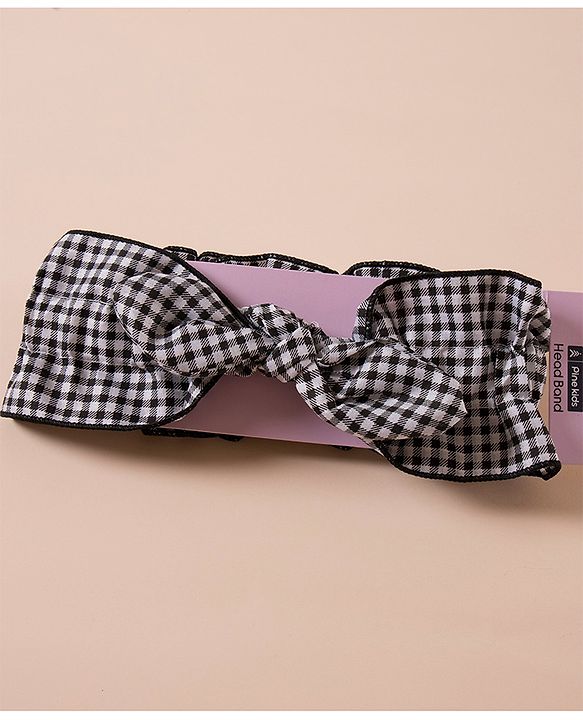 Pine Kids Free Size with Bow Hairband - Black
