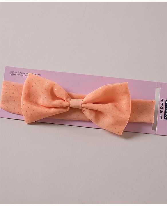 Pine Kids Solid Color Head Band - Peach