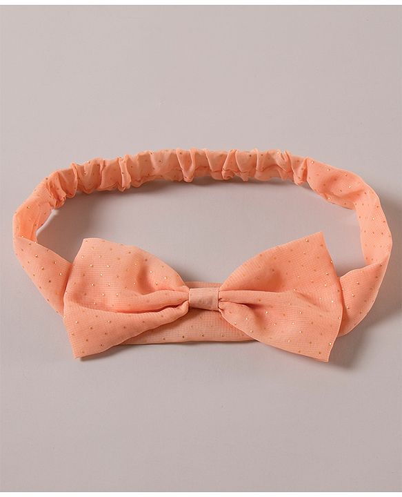 Pine Kids Solid Color Head Band - Peach