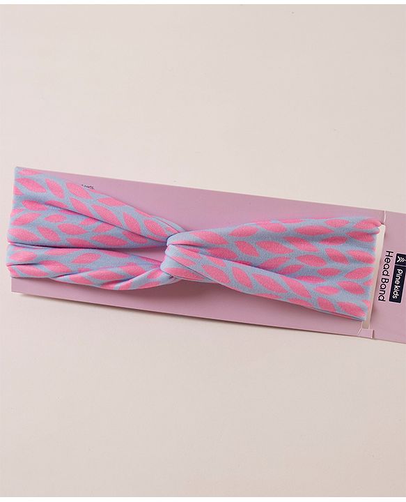 Pine Kids Printed Head Band - Purple