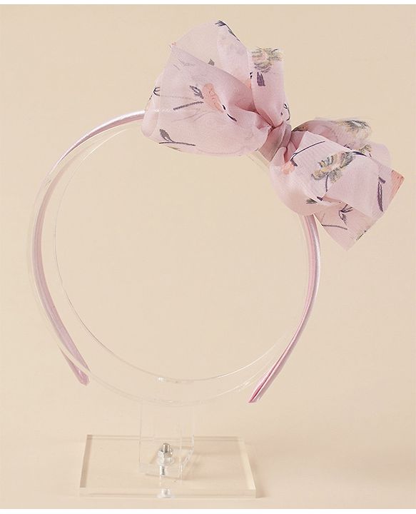 Pine Kids Free Size with Bow Hairband Pack of 2 - Multicolour