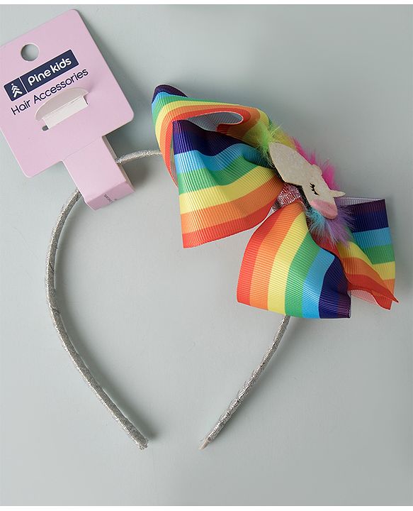 Pine Kids Applique Unicorn Hair Band - Multicolor