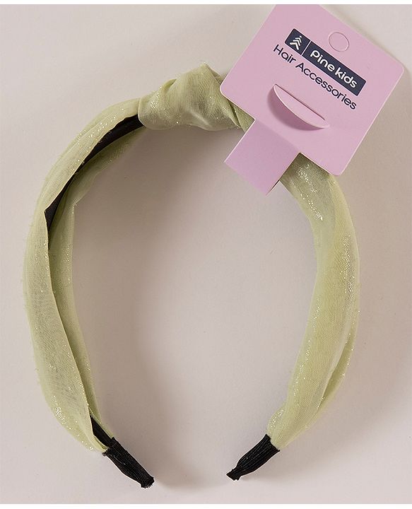 Pine Kids Free Size with Knot Hairband - Green