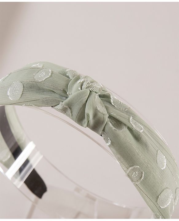 Pine Kids Free Size Solid Hairband - Mustard