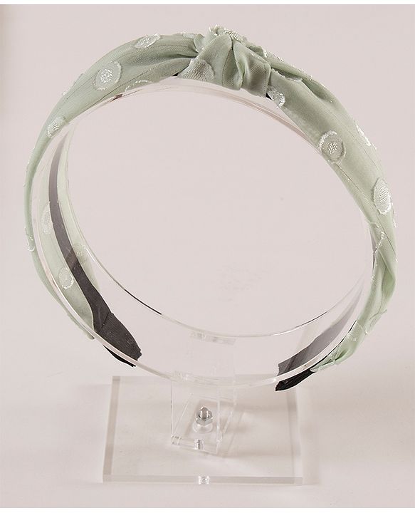 Pine Kids Free Size Solid Hairband - Mustard