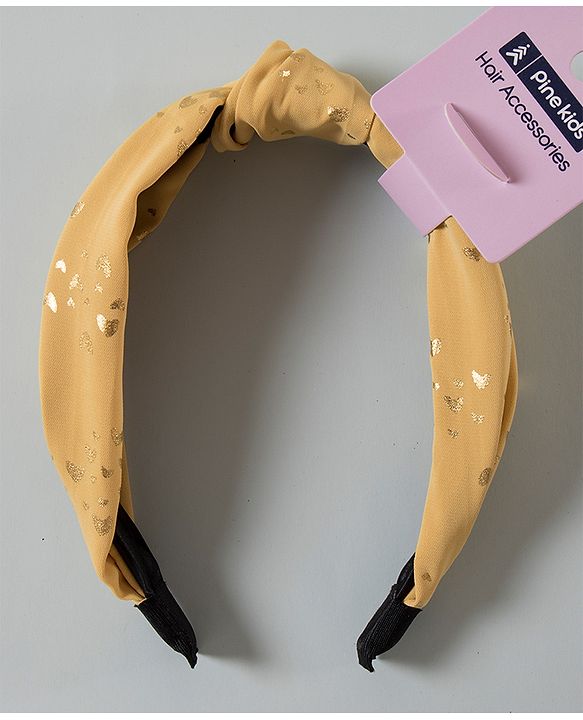 Pine Kids Knotted Hair Band - Yellow