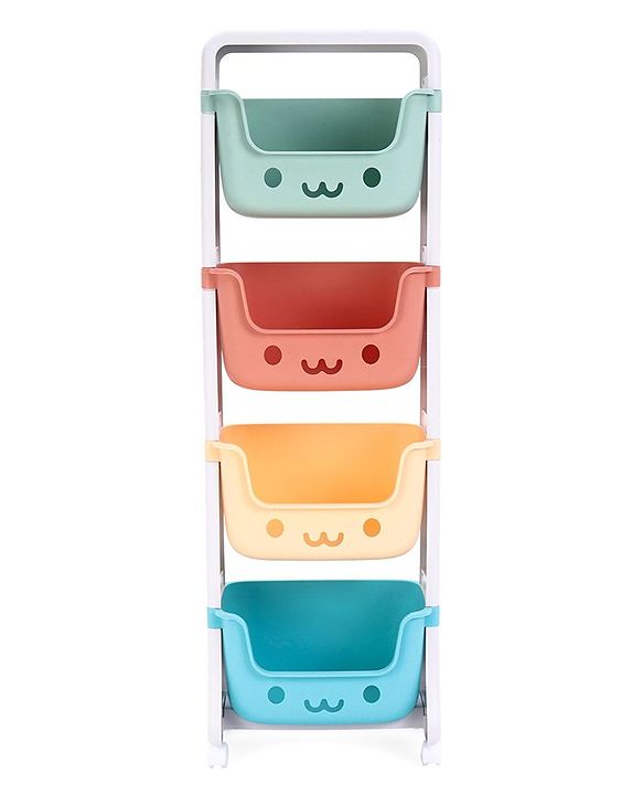 Babyhug 4 Layer Multipurpose Storage Rack - Muticolor